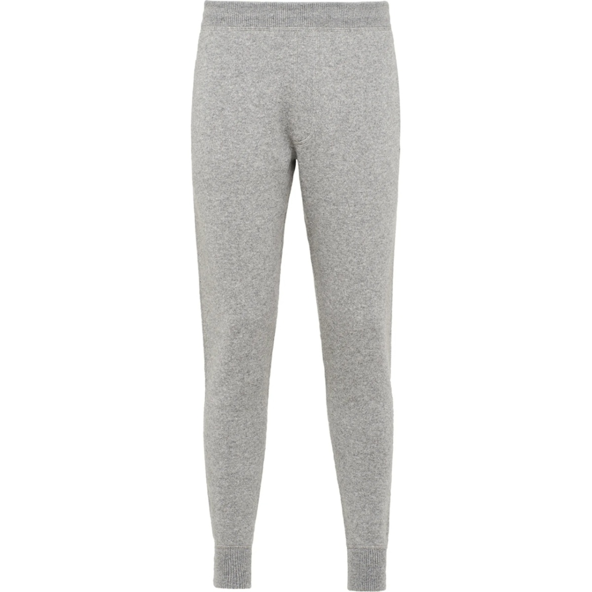 cashmere knitted track pants