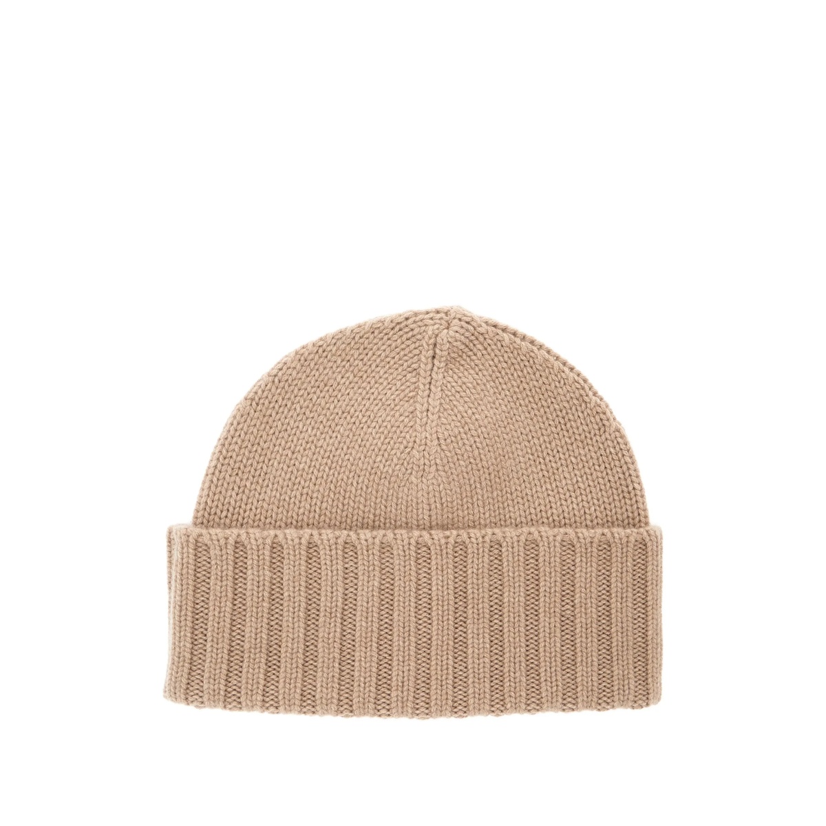 cashmere ribbed beanie