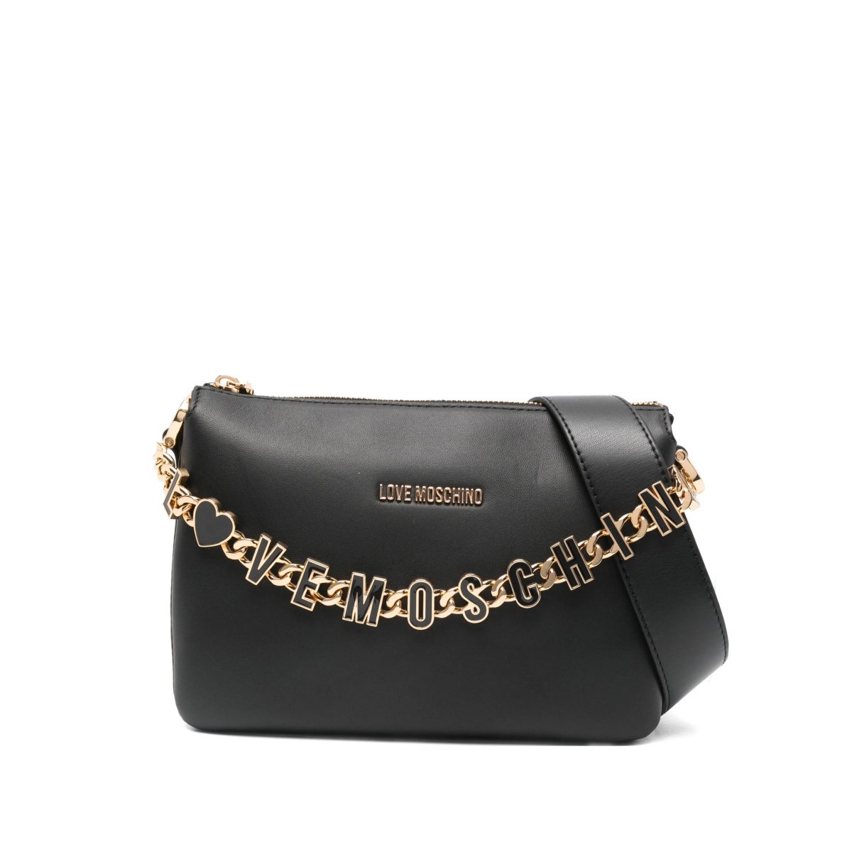 chain-embellished tote bag