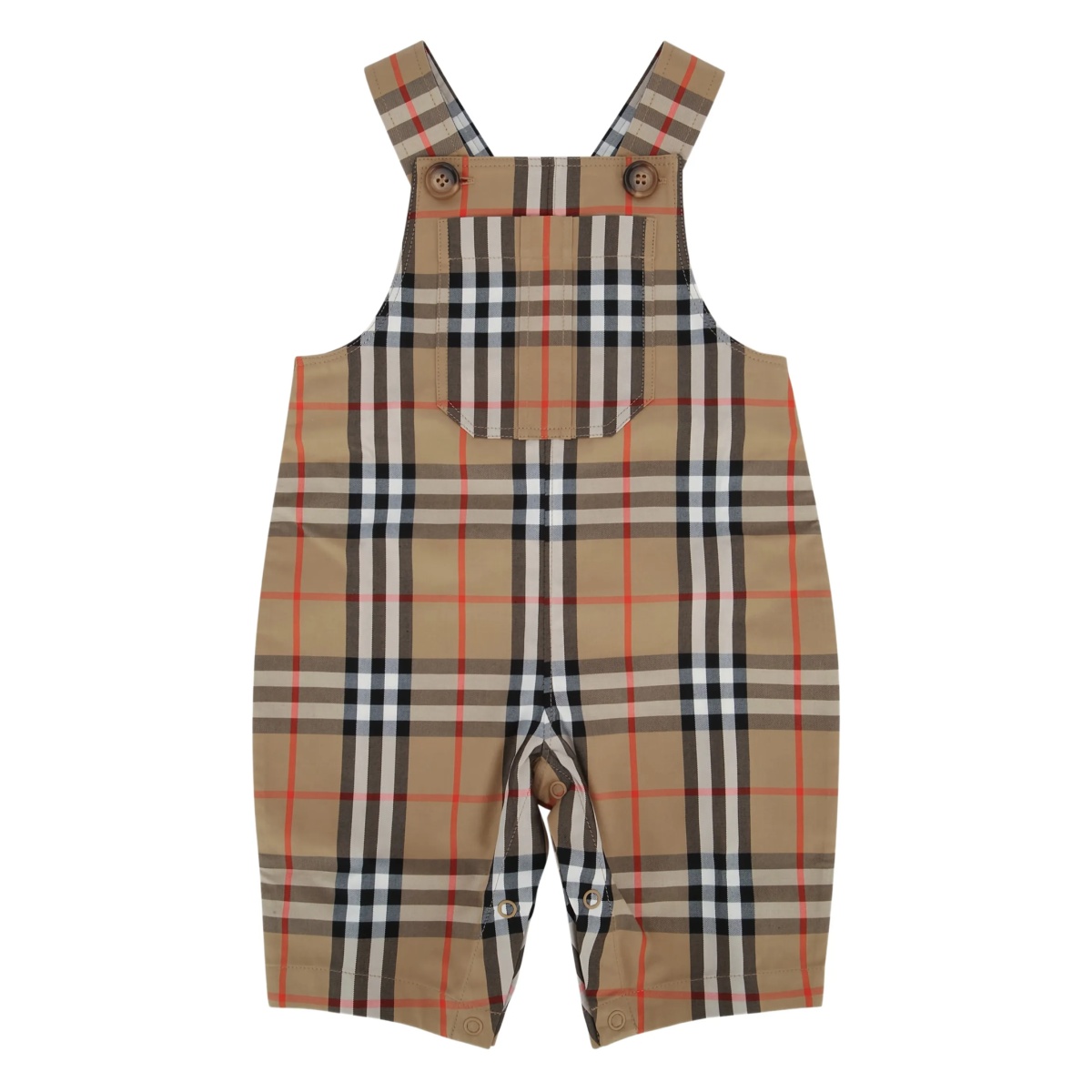 check-pattern dungarees set - Img 2