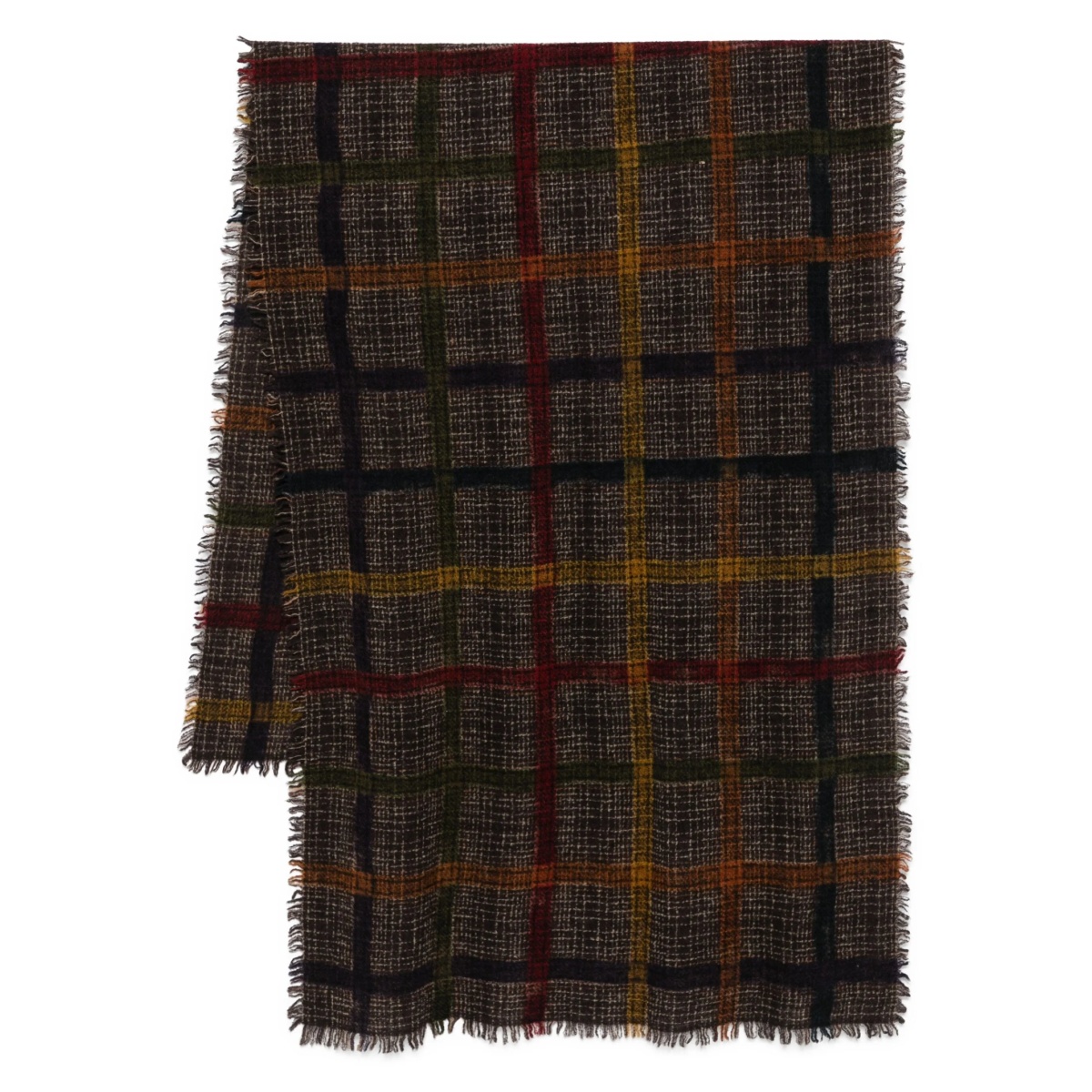 checked scarf