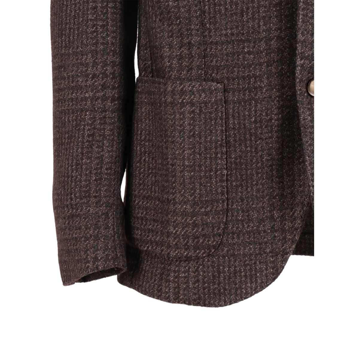 checked single-breasted blazer - Img 3
