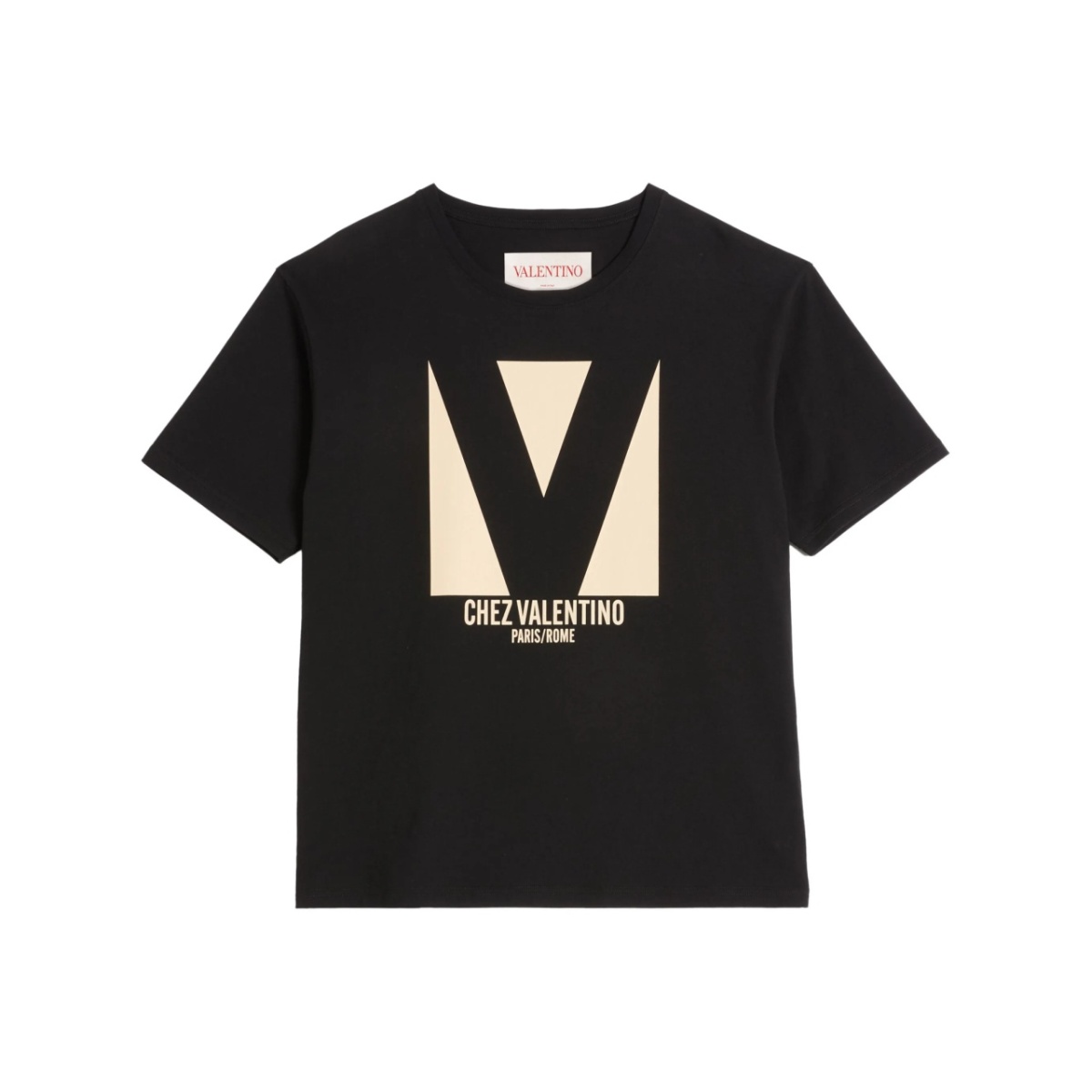 Chez Valentino-print T-shirt