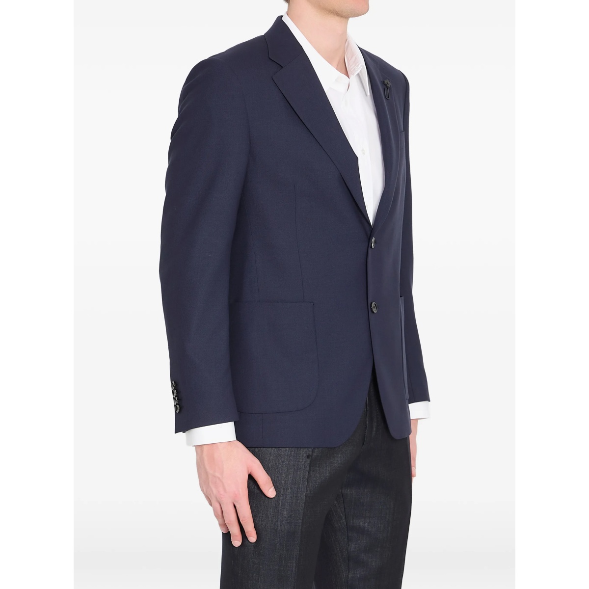 classic lapels virgin wool jacket - Img 2
