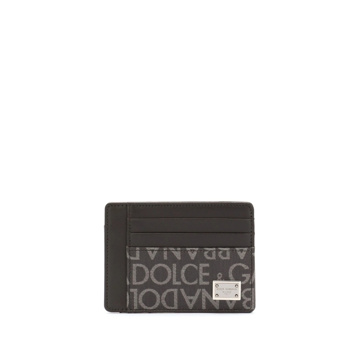 coated jacquard card holder