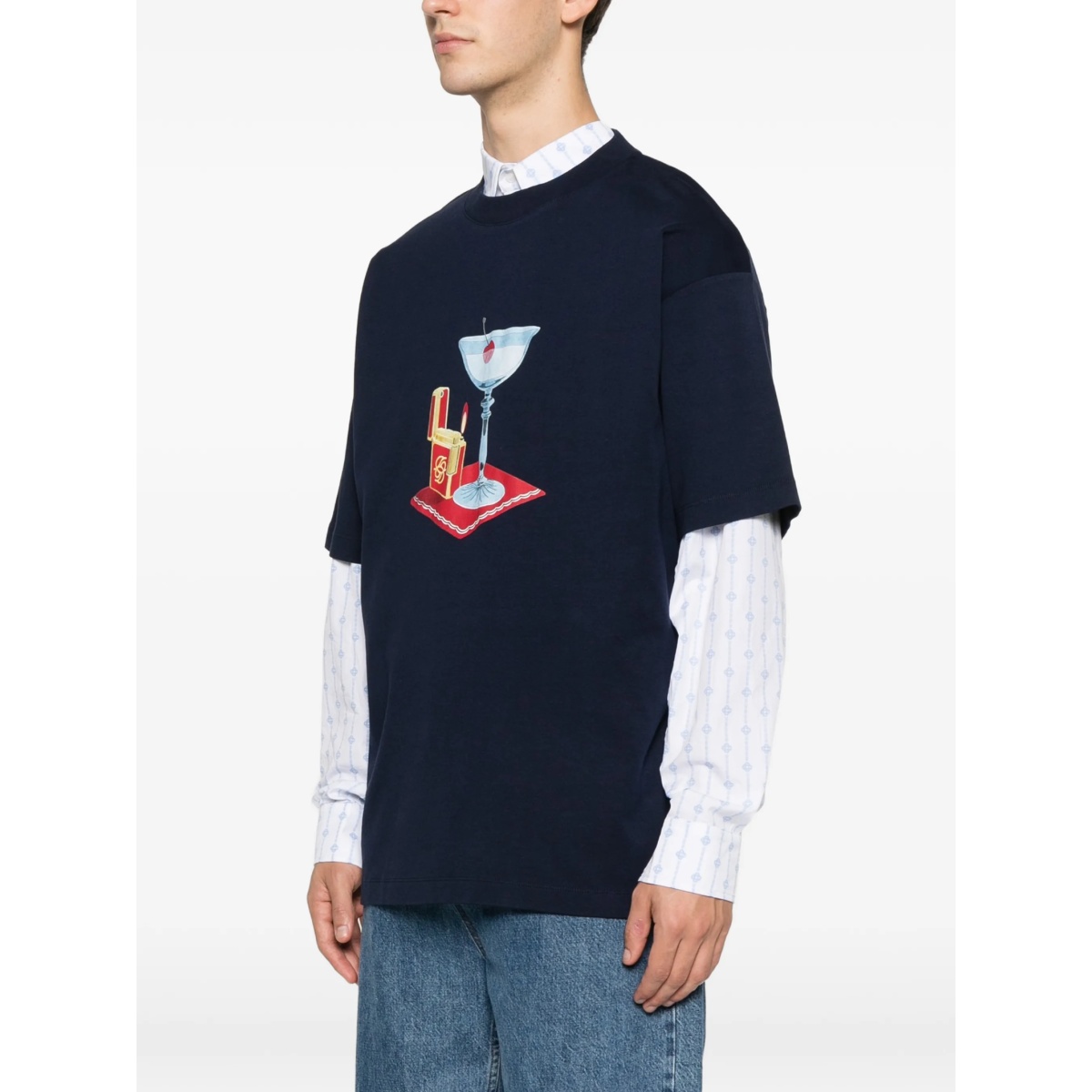 cocktail graphic-print T-shirt - Img 3