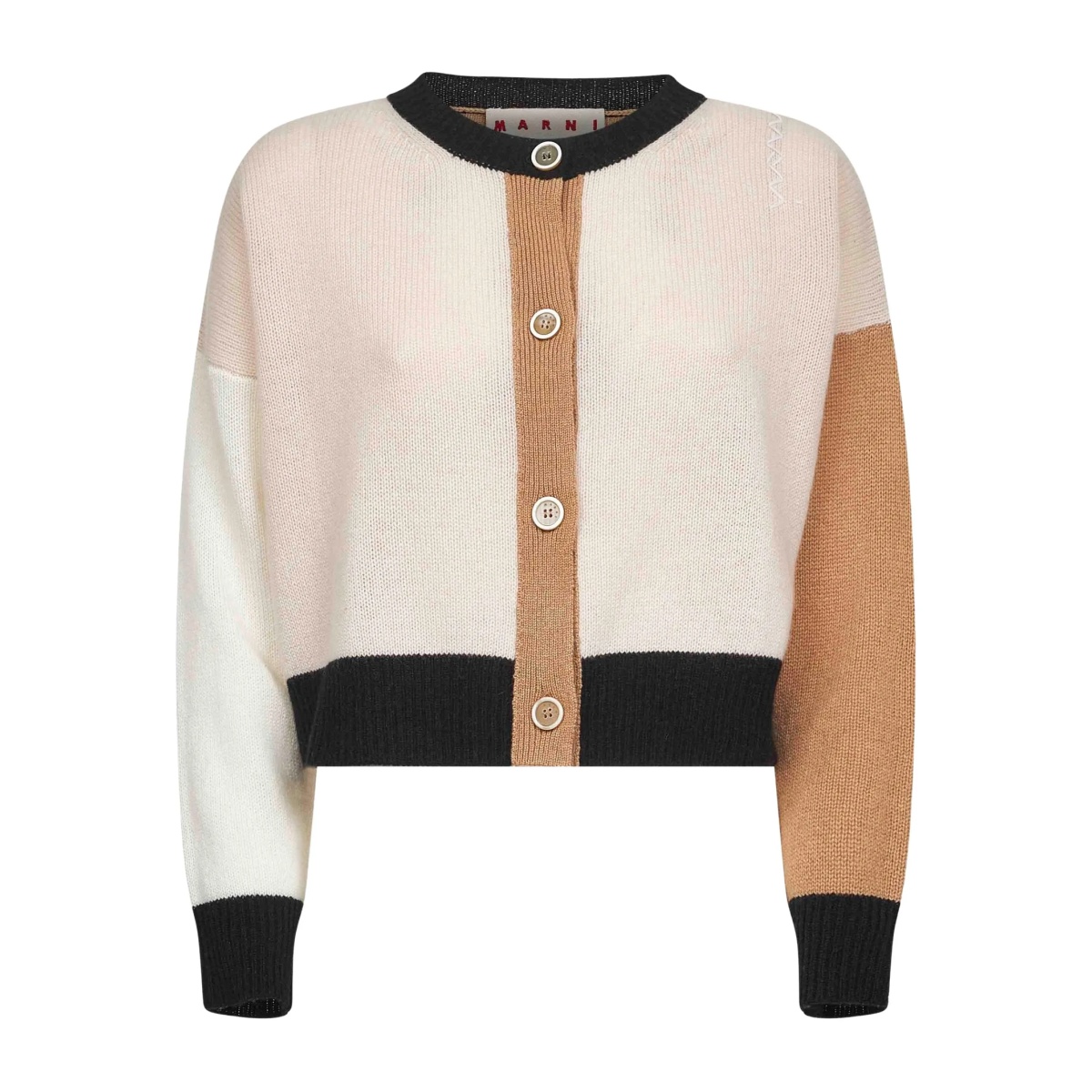 colour-block cardigan