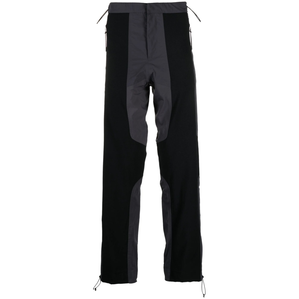 colour-block panelled trousers