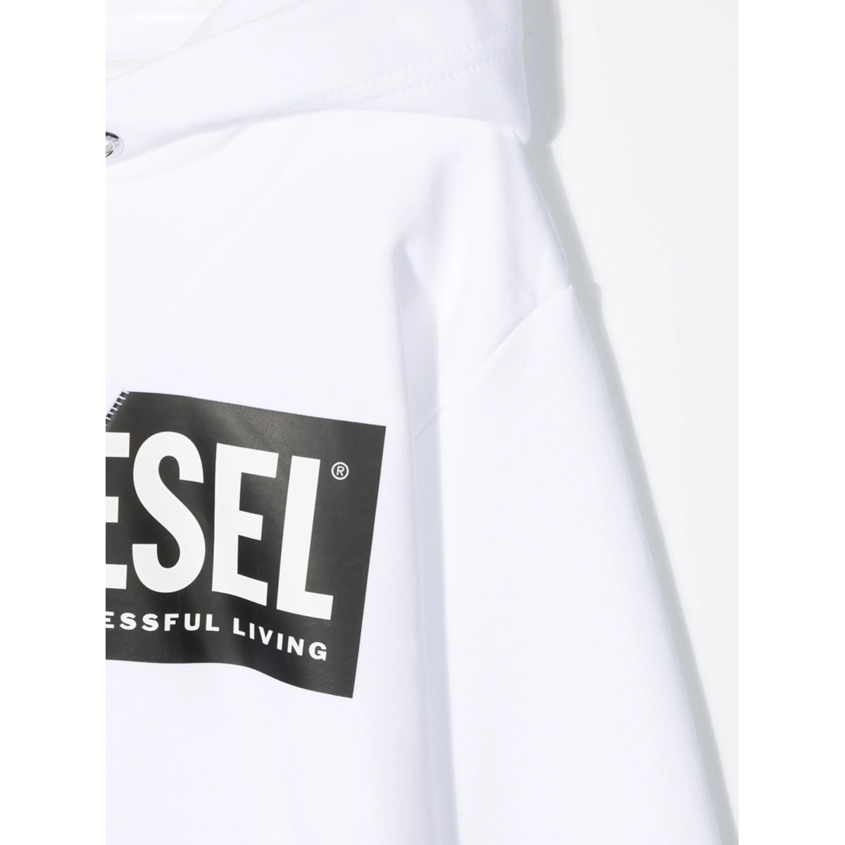 combination-logo print hoodie - Img 3