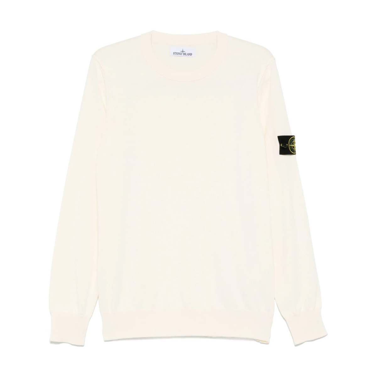 Compass-badge sweater