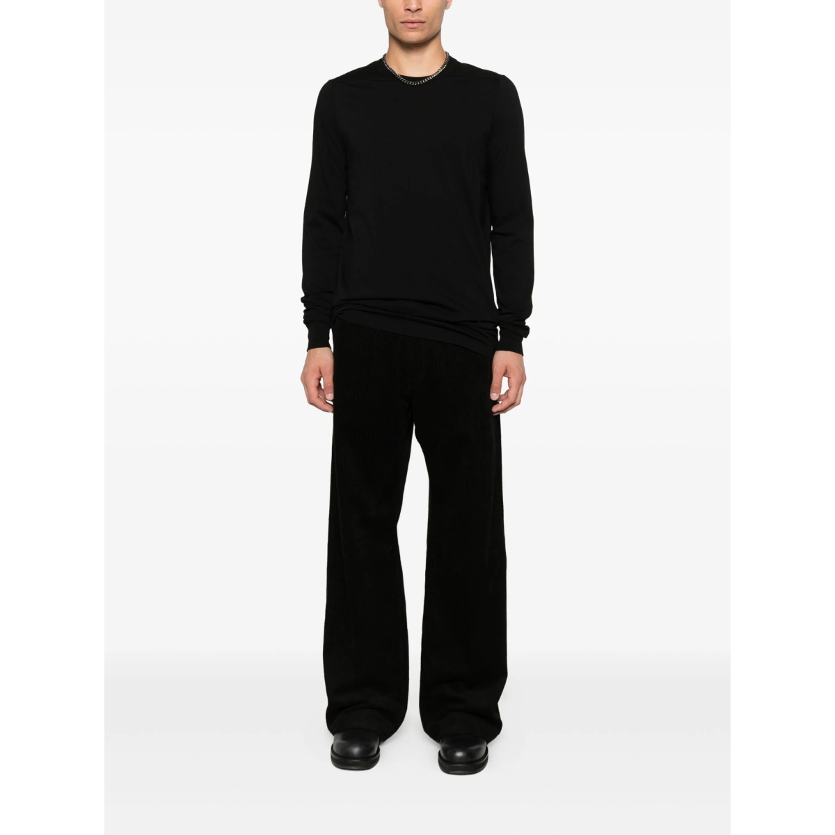 corduroy straight trousers - Img 2