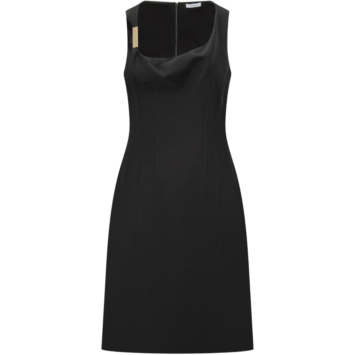 corseted midi dress