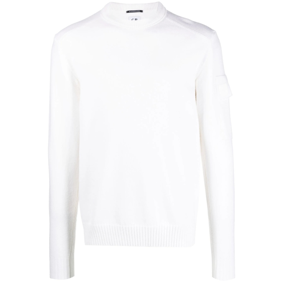 crew-neck wool-blend jumper