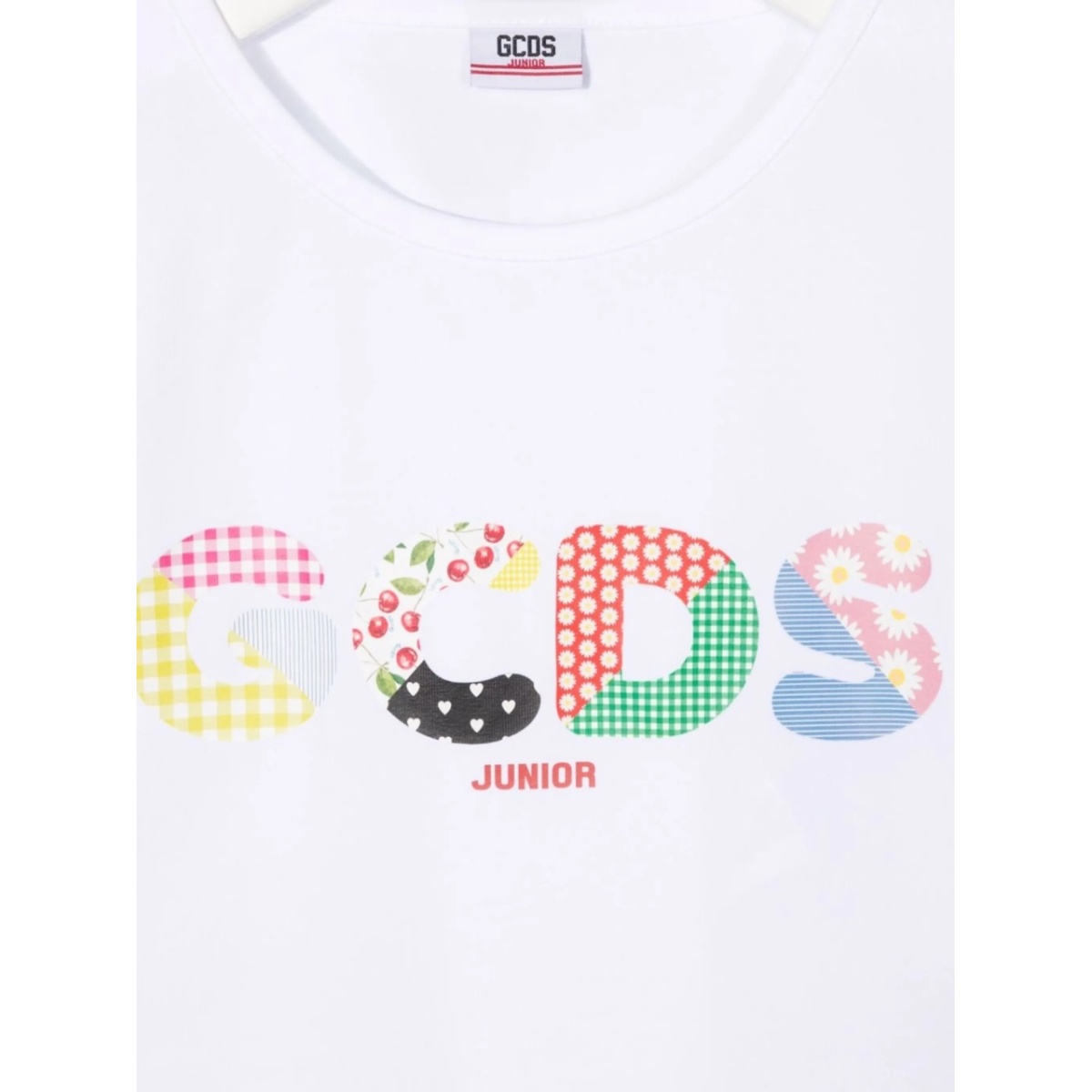 cropped logo-print T-shirt - Img 3