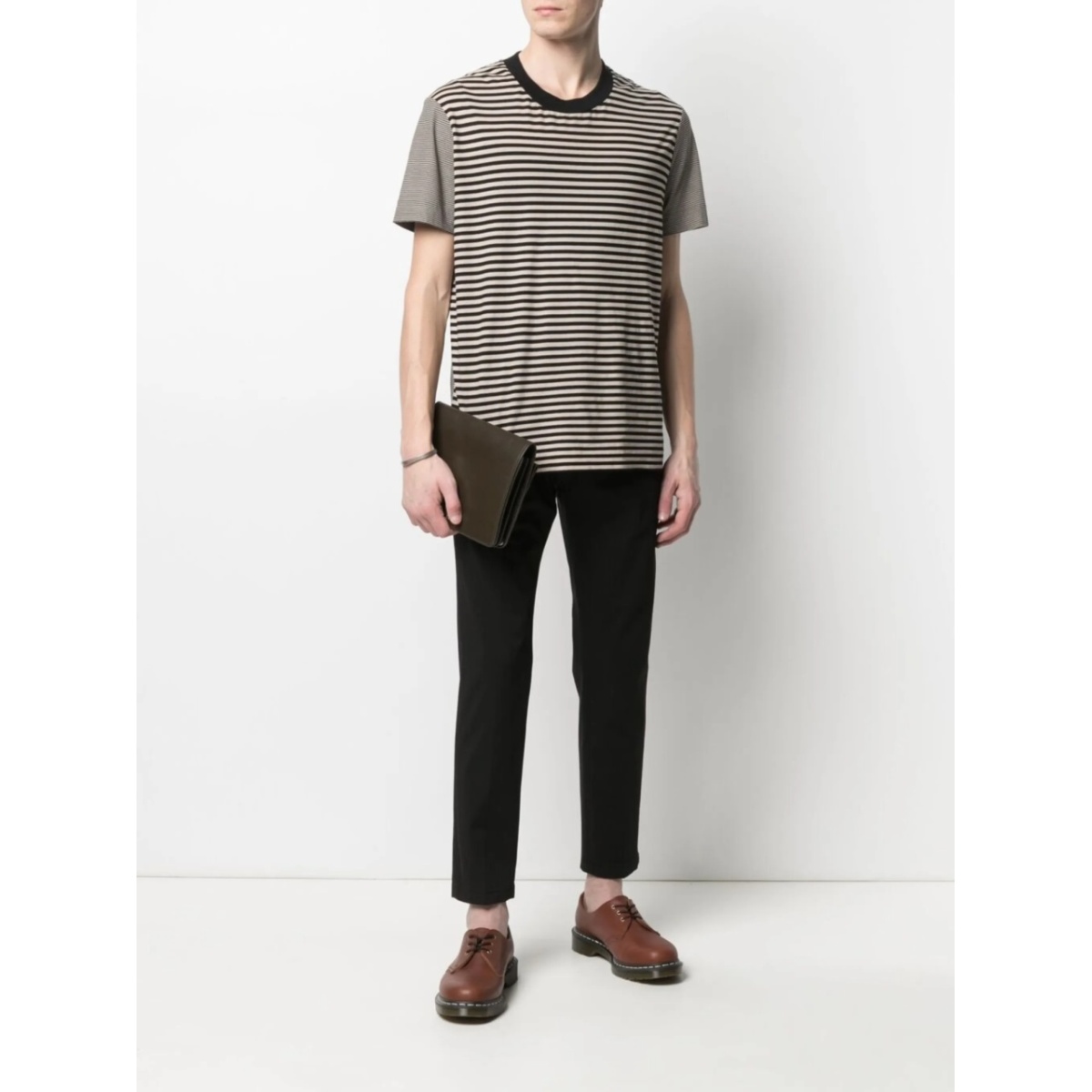 cropped straight-leg trousers - Img 2