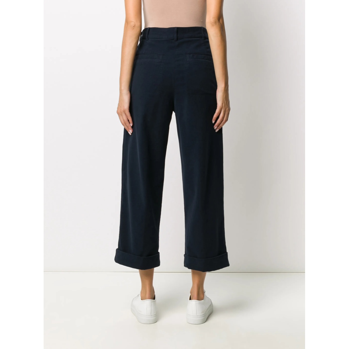 cropped wide leg trousers - Img 4