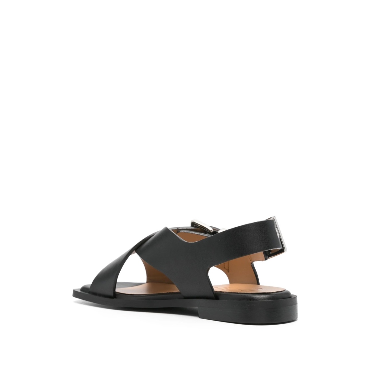 crossover-strap bucked sandals - Img 3