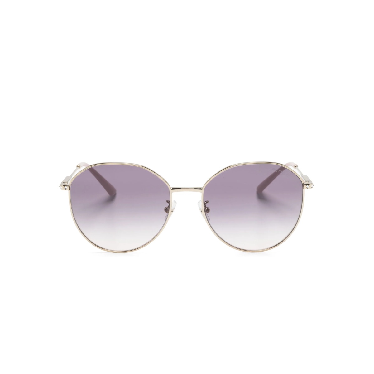 crystal-embellished oversize-frame sunglasses