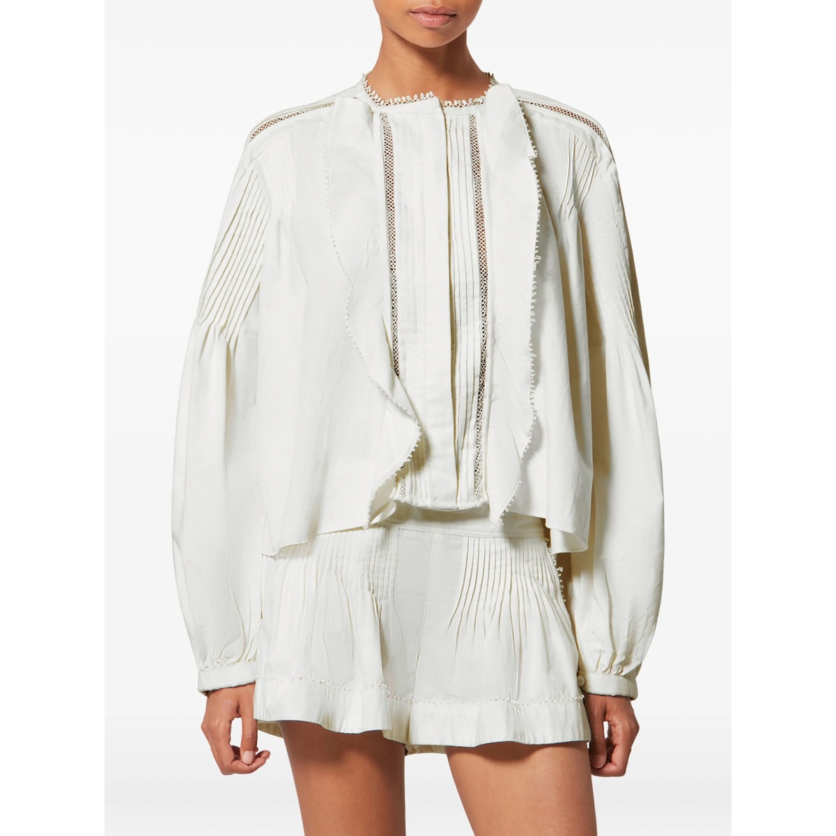 Cubraly ruffled lace shirt - Img 3
