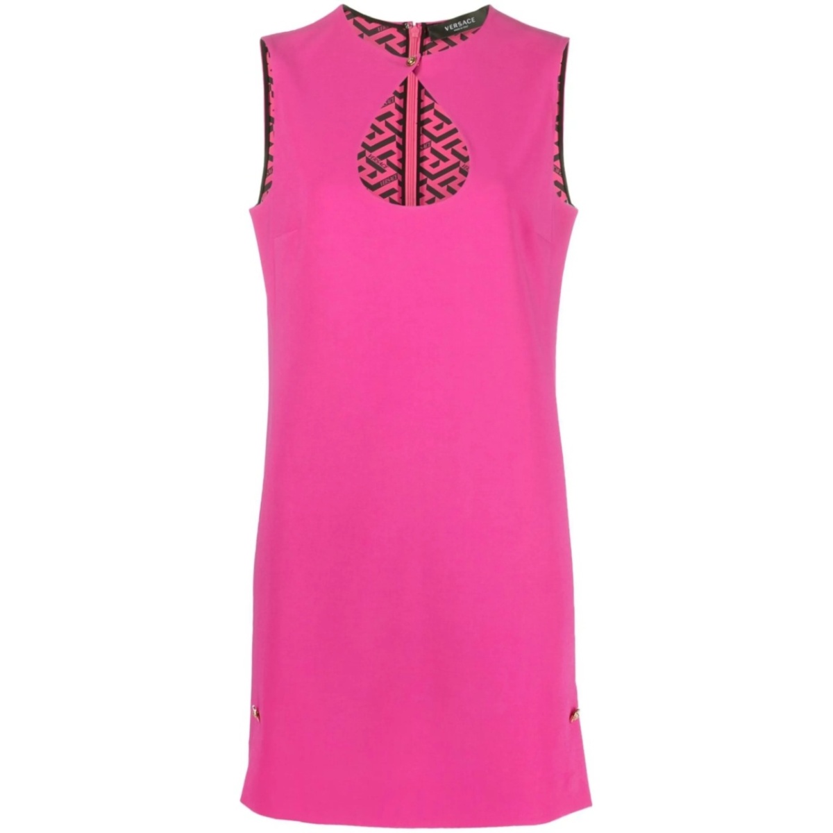 cut-out shift dress