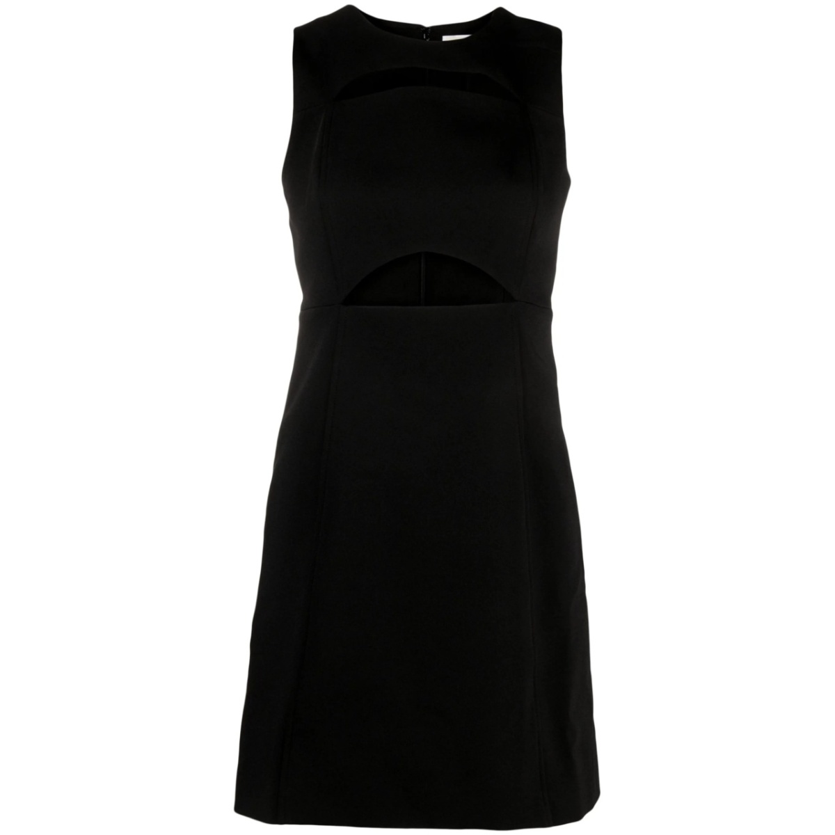 cut-out sleeveless shift dress