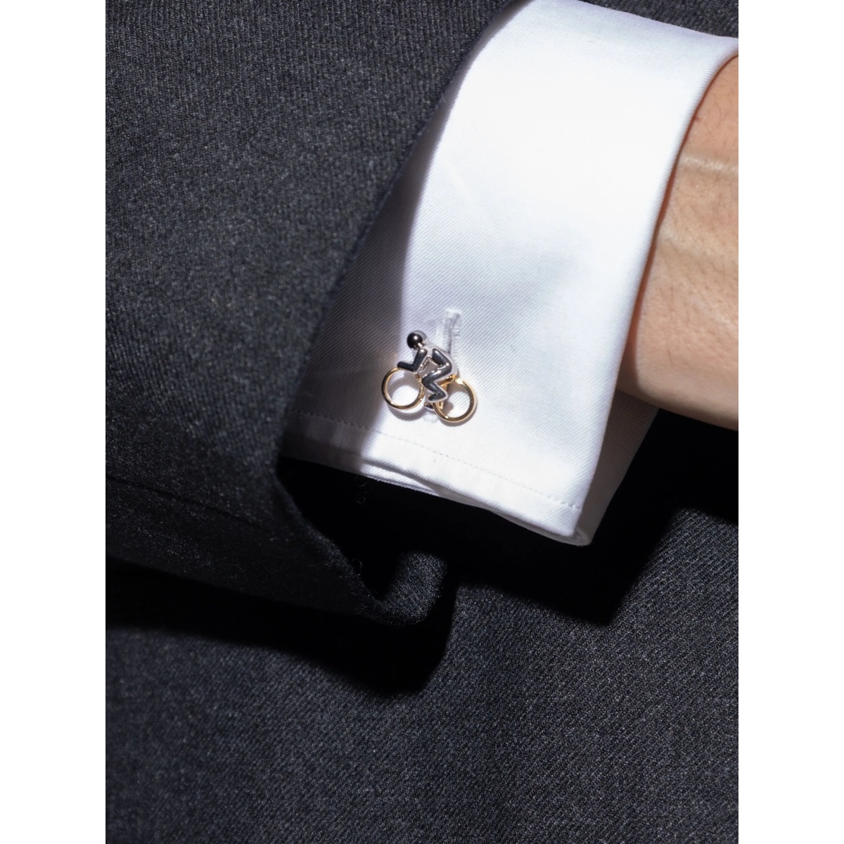 Cyclist cufflinks - Img 4