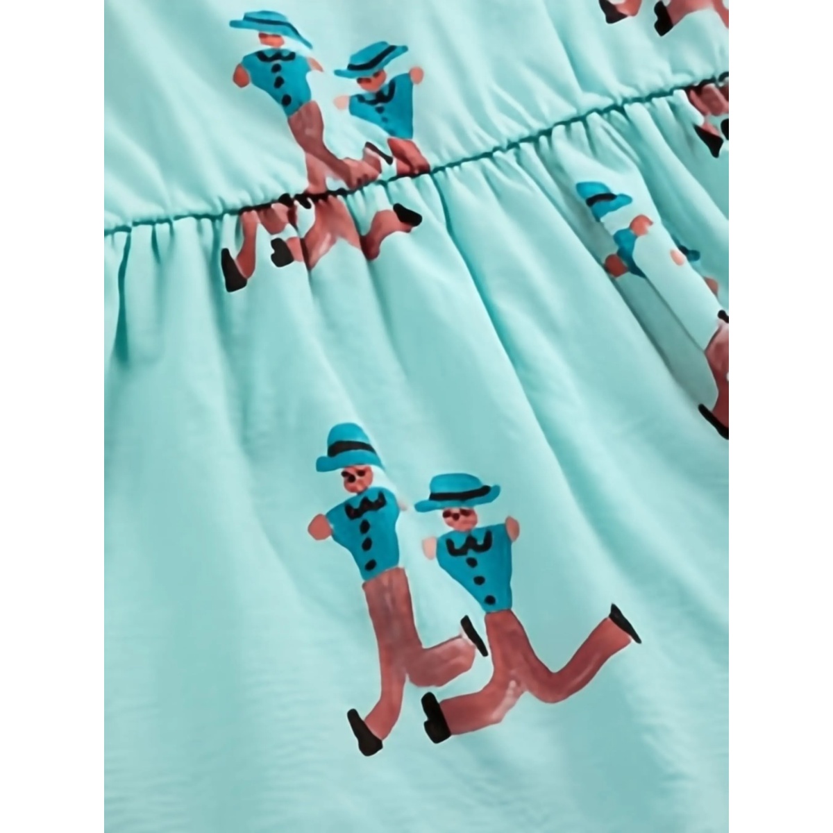 dancing giants-print dress - Img 2