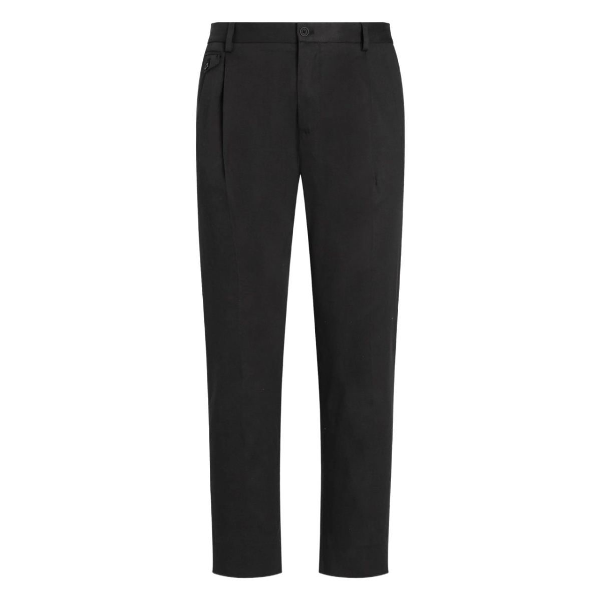 dart-front tailored trousers