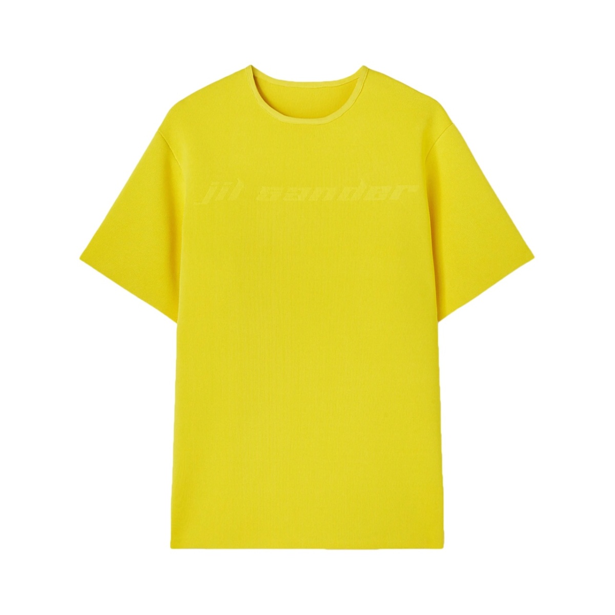 debossed-logo short-sleeve top