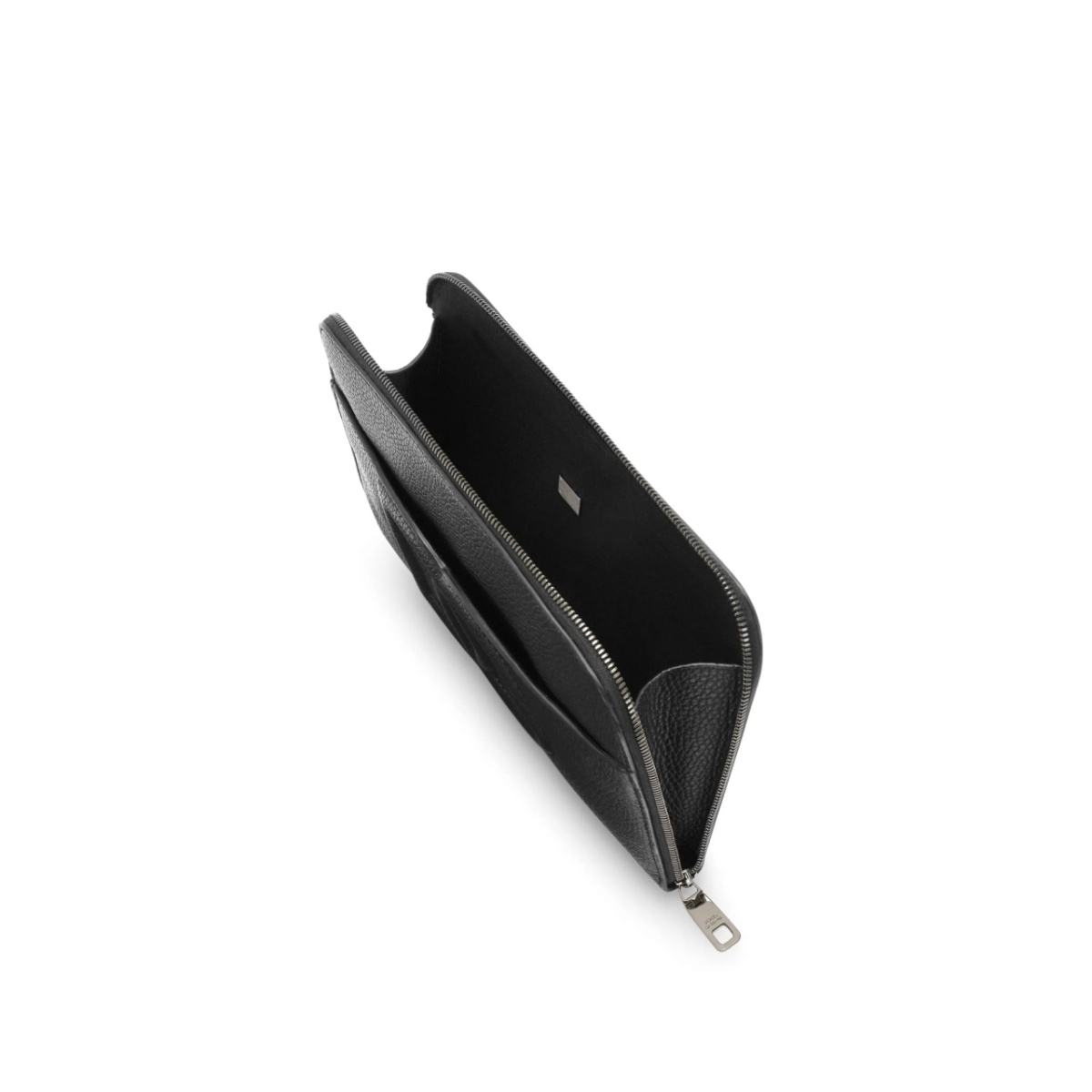 DG-embossed leather clutch bag - Img 4