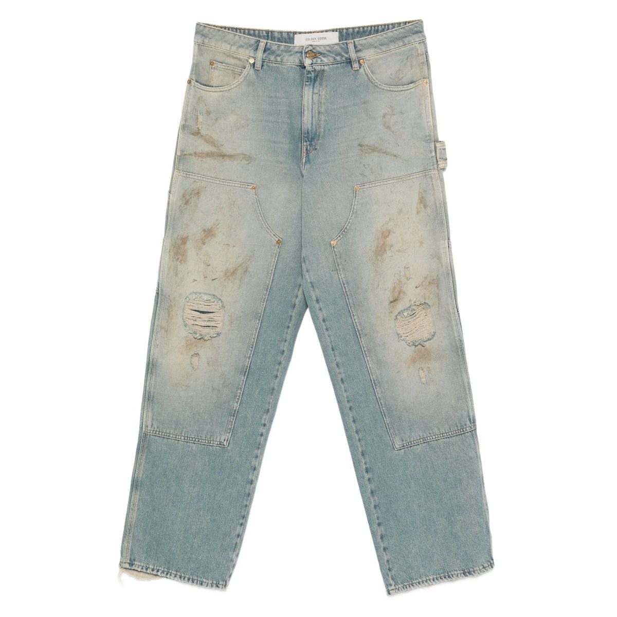 distressed jeans