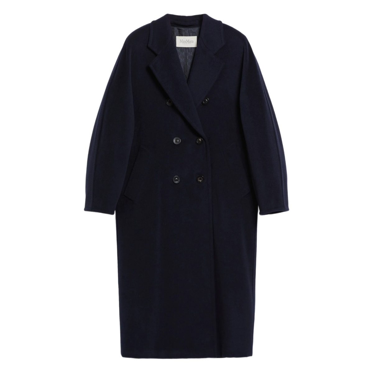 double-breasted buttoned coat