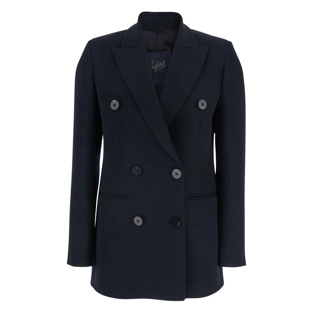 double-breasted buttoned jacket