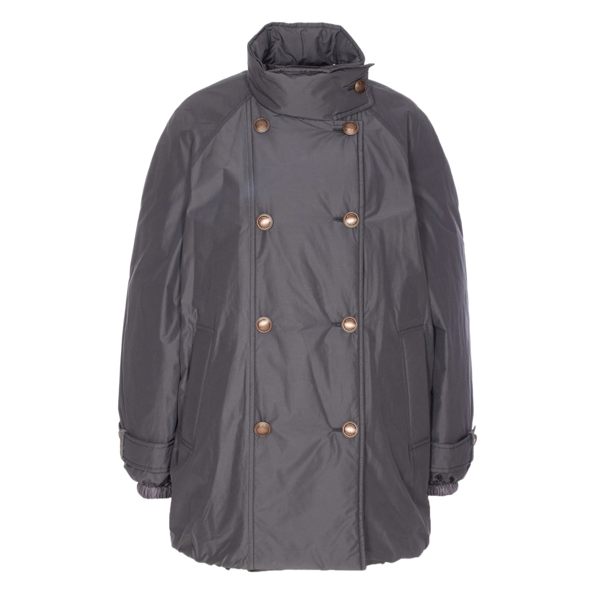 double-breasted padded coat