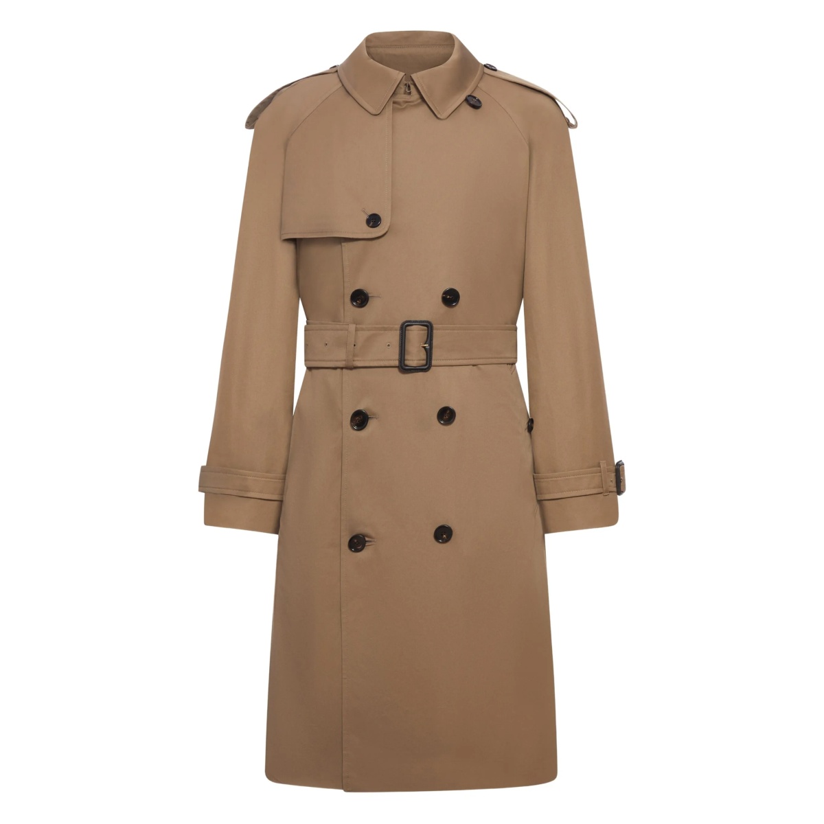 double-breasted trench coat