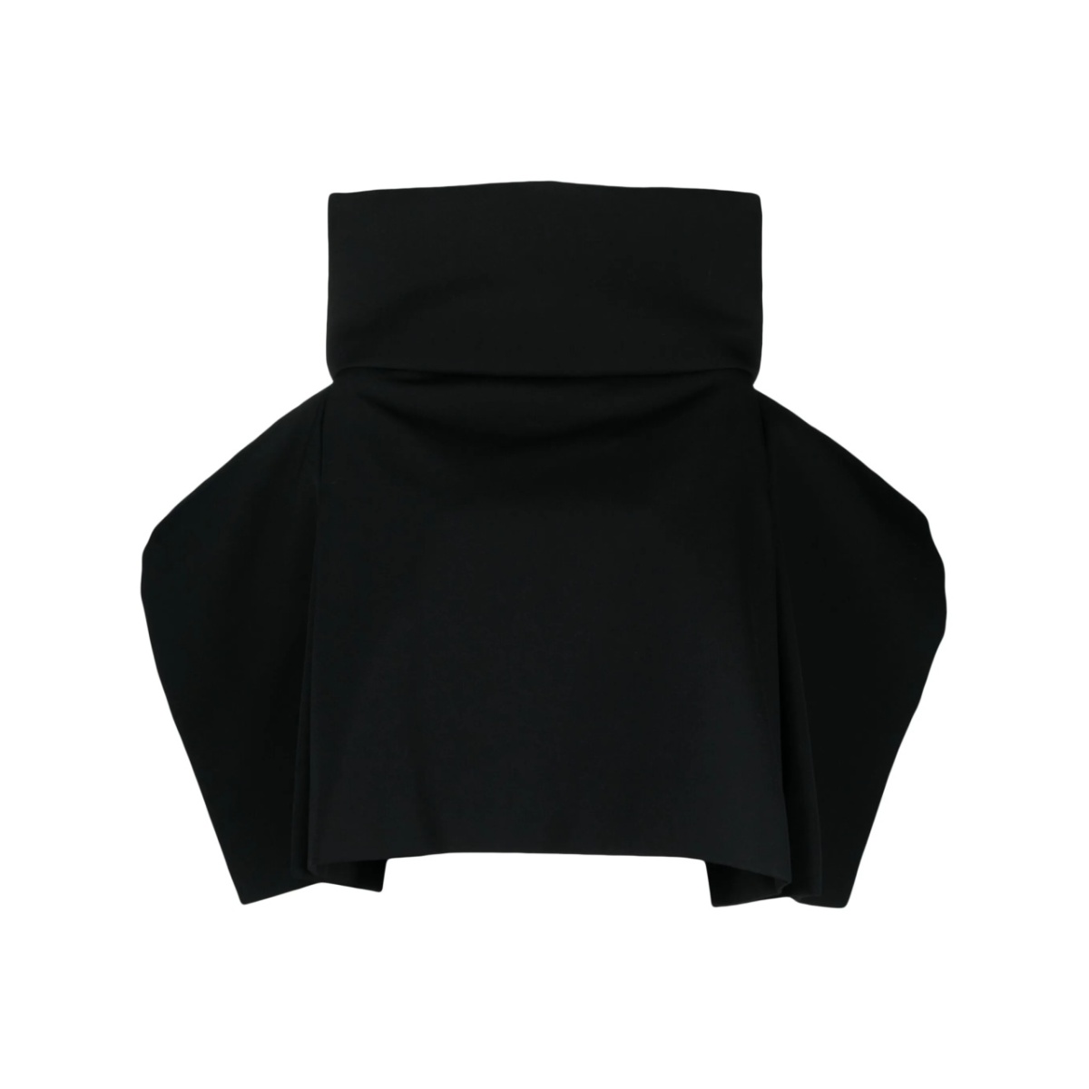 draped wool cape
