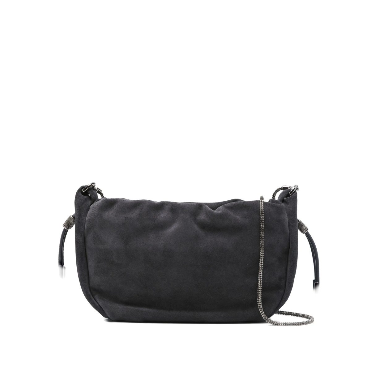 drawstring chain-strap cross body bag