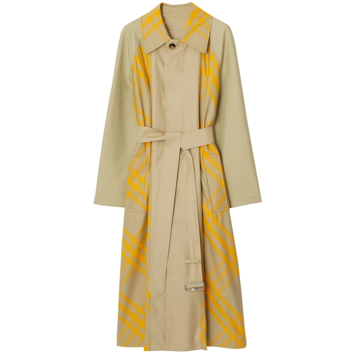 EKD checked trench coat