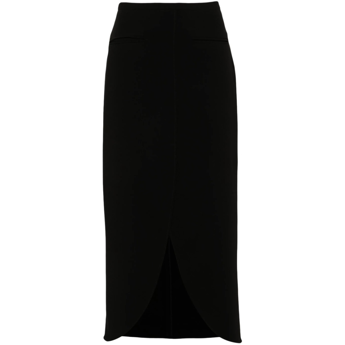 Ellipse tailored maxi skirt