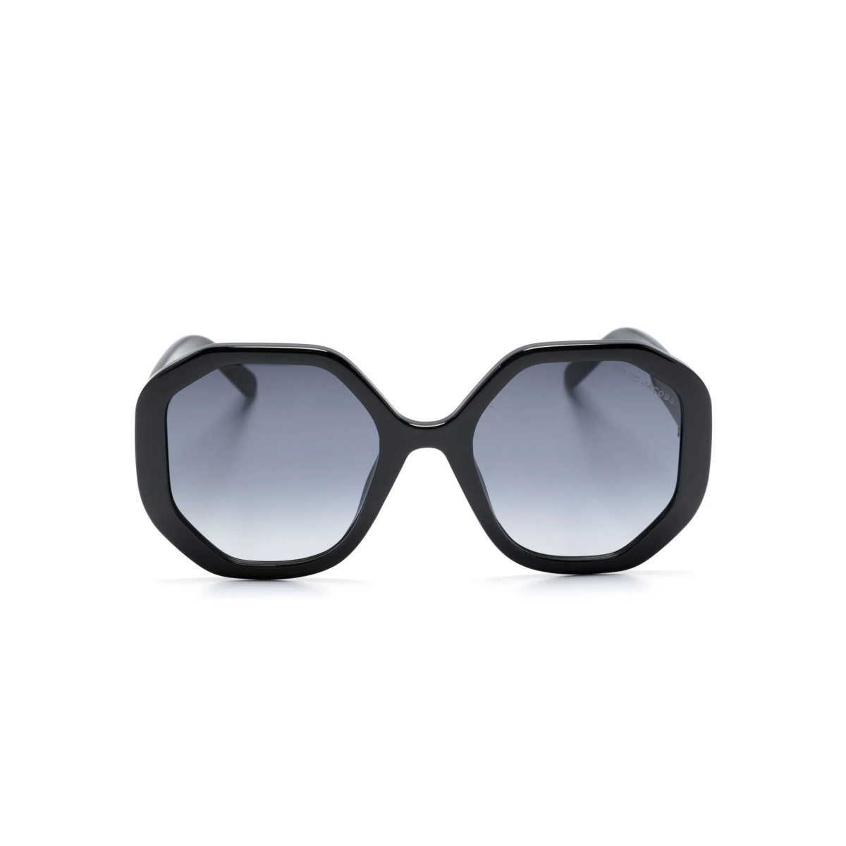 embossed-logo round-frame sunglasses