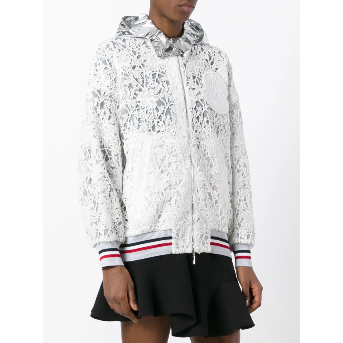 embroidered hooded jacket - Img 3