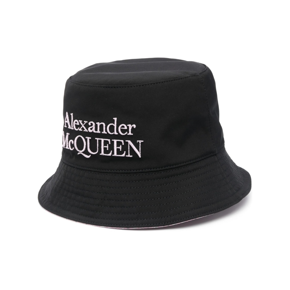 embroidered-logo bucket hat