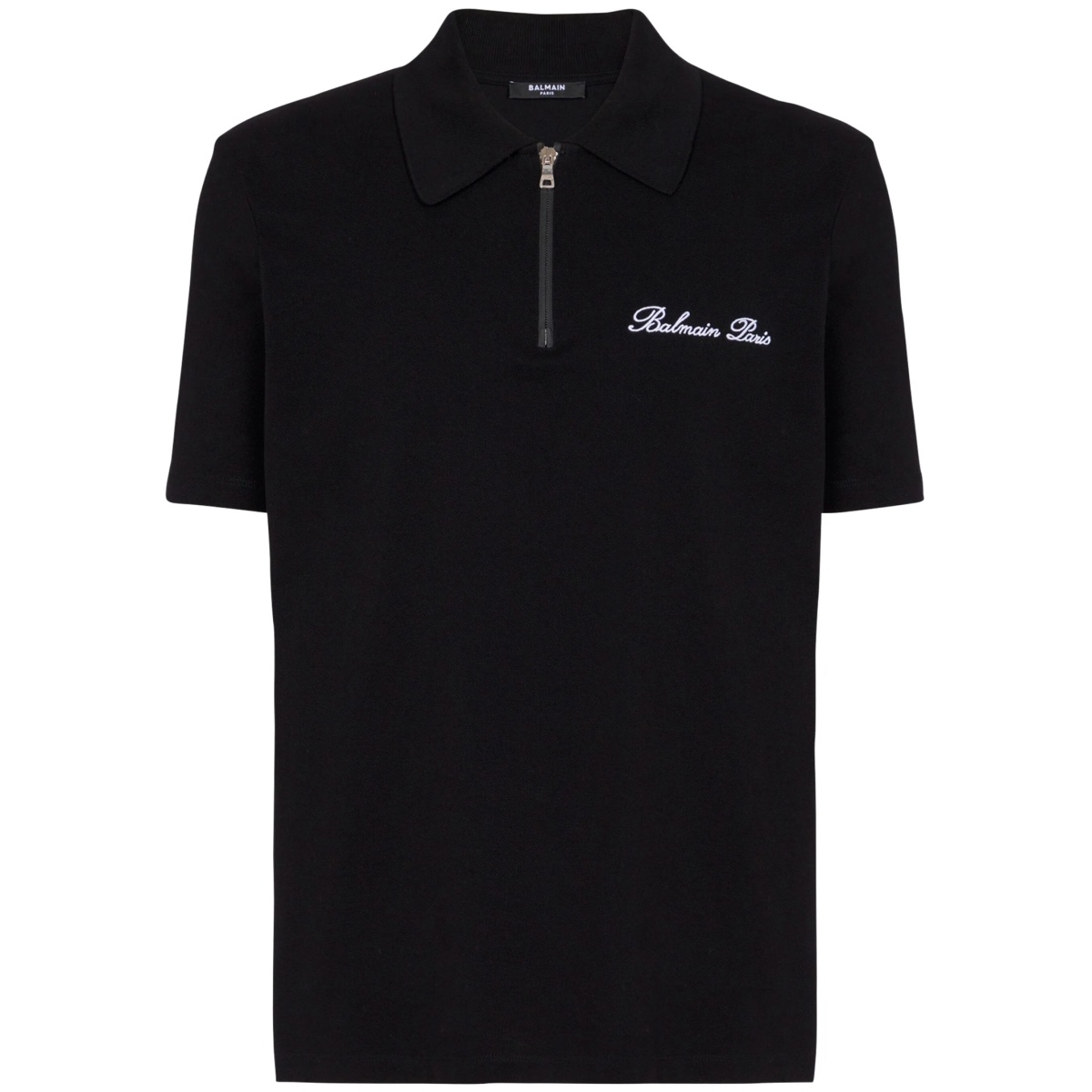 embroidered-logo cotton polo shirt