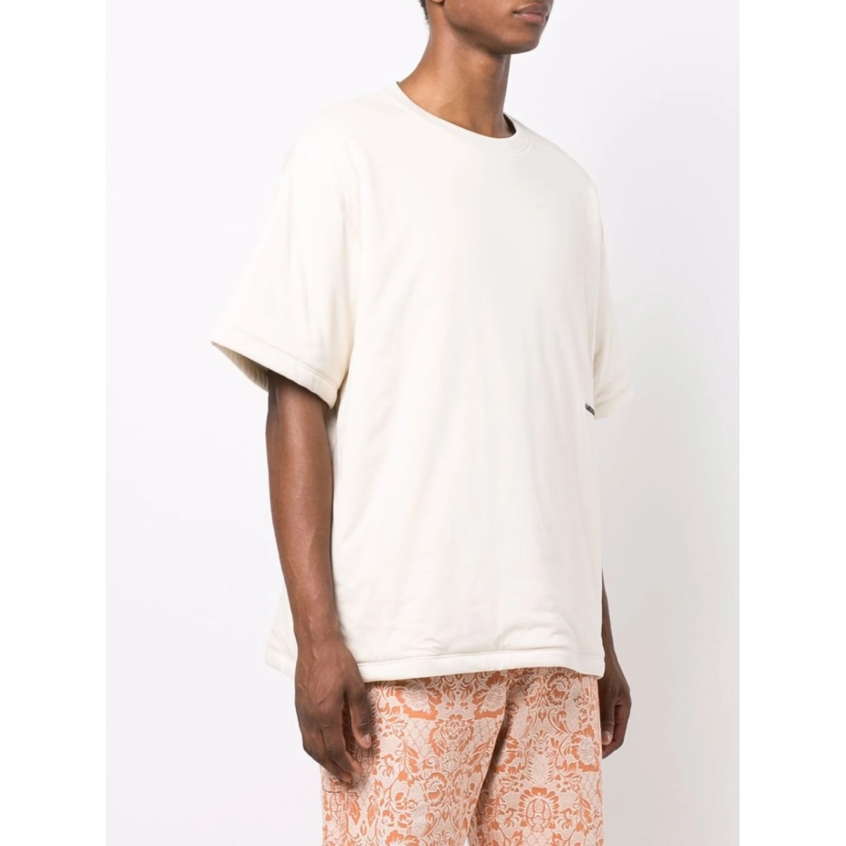 embroidered logo cotton T-shirt - Img 3
