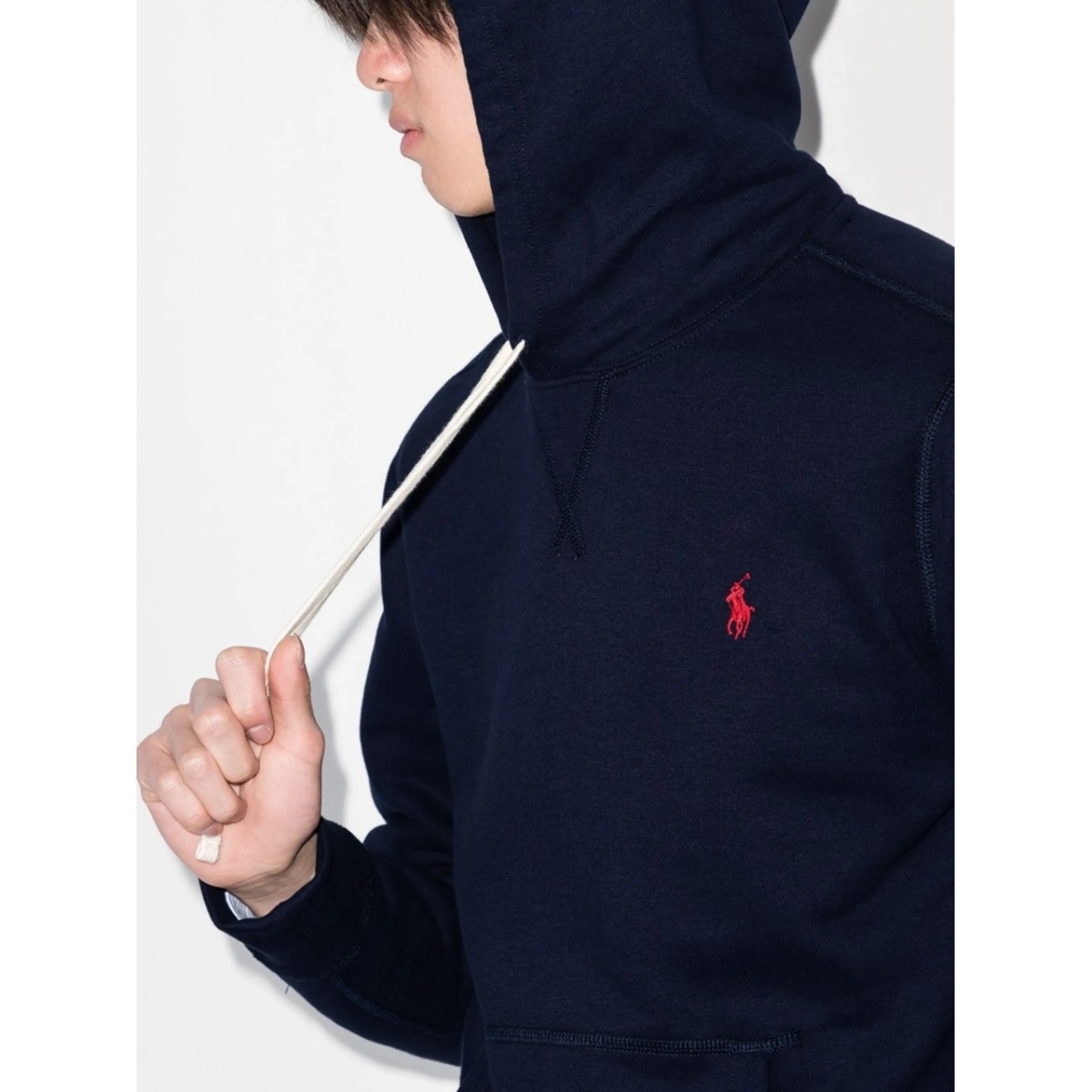 embroidered-logo hoodie - Img 4