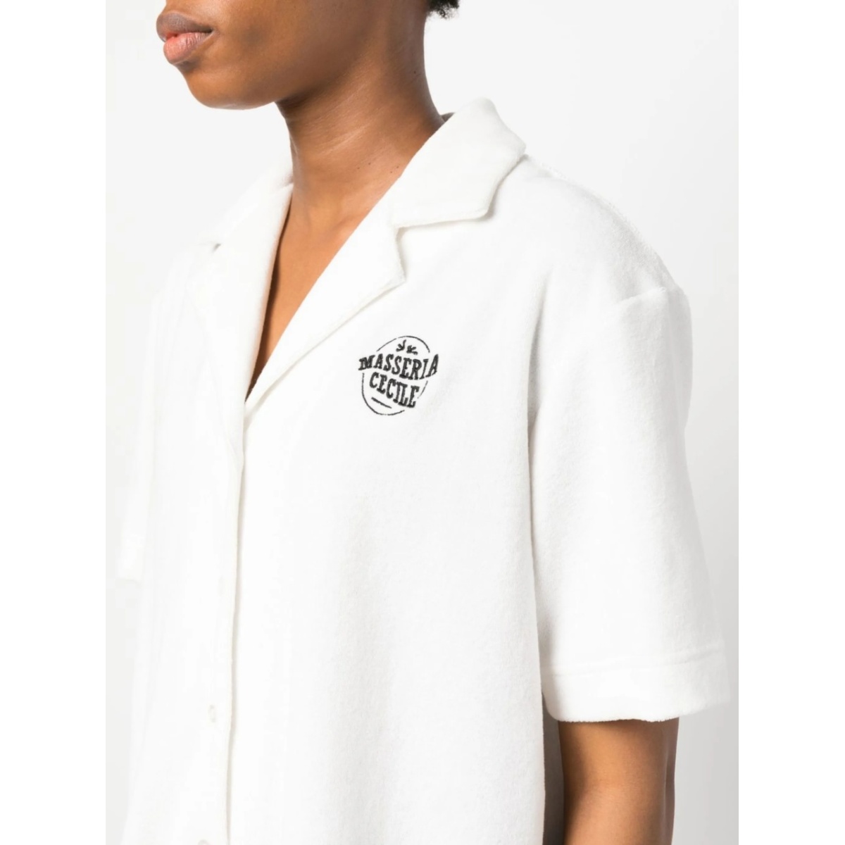 embroidered-logo short-sleeve shirt - Img 5