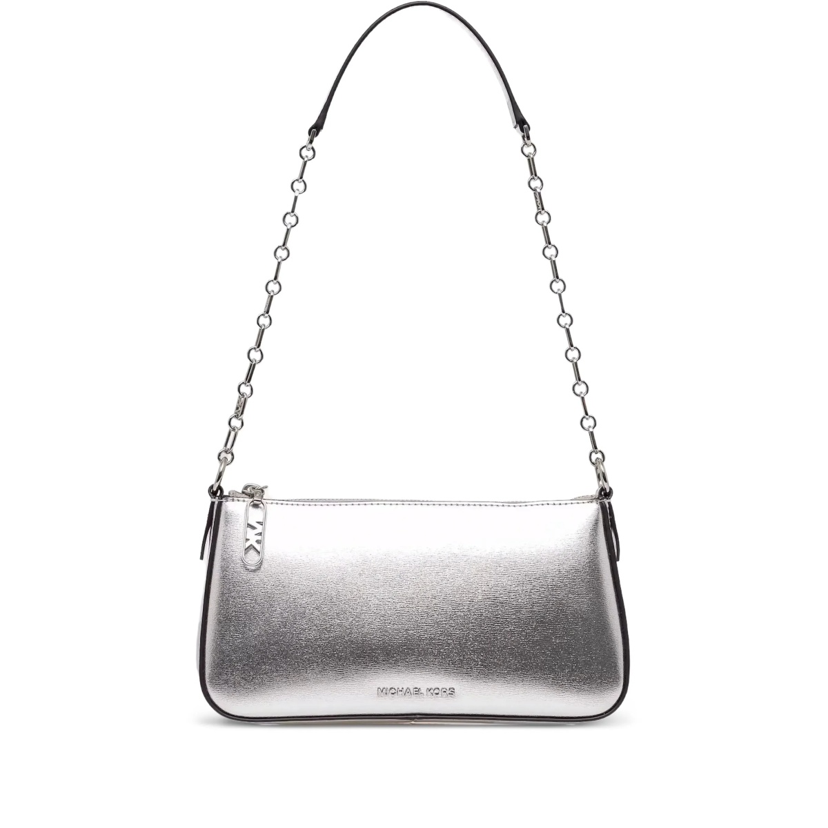 Empire metallic leather shoulder bag