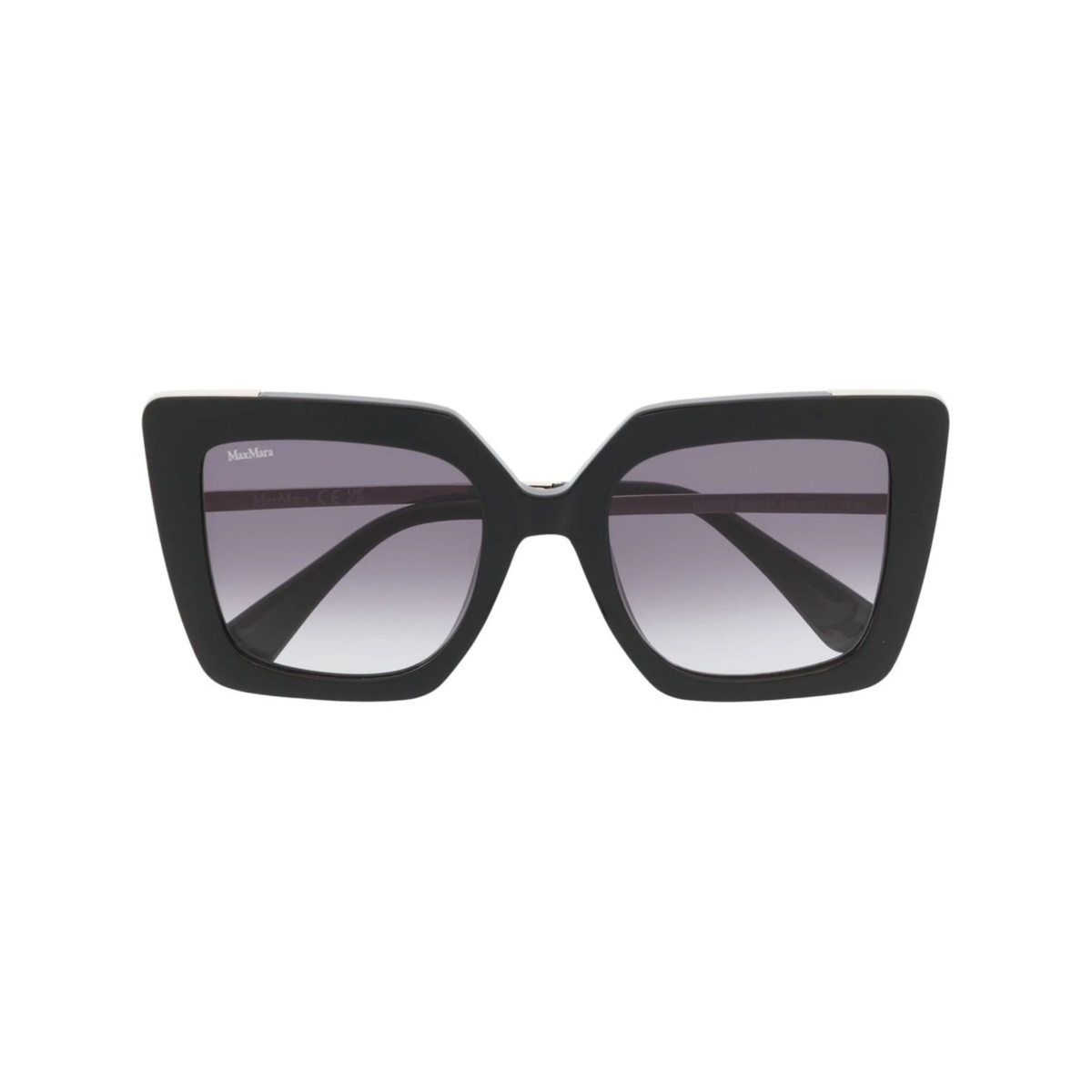 engraved-logo square-frame sunglasses