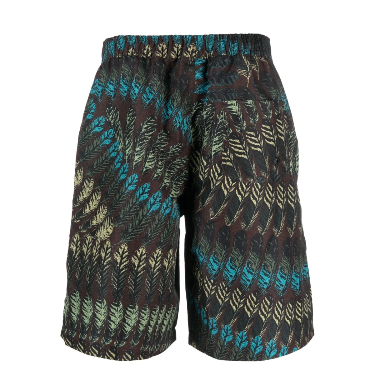 feather-print swim shorts - Img 2
