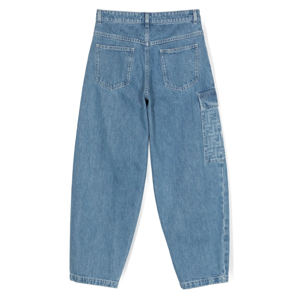 FF-print wide-leg jeans - Img 2